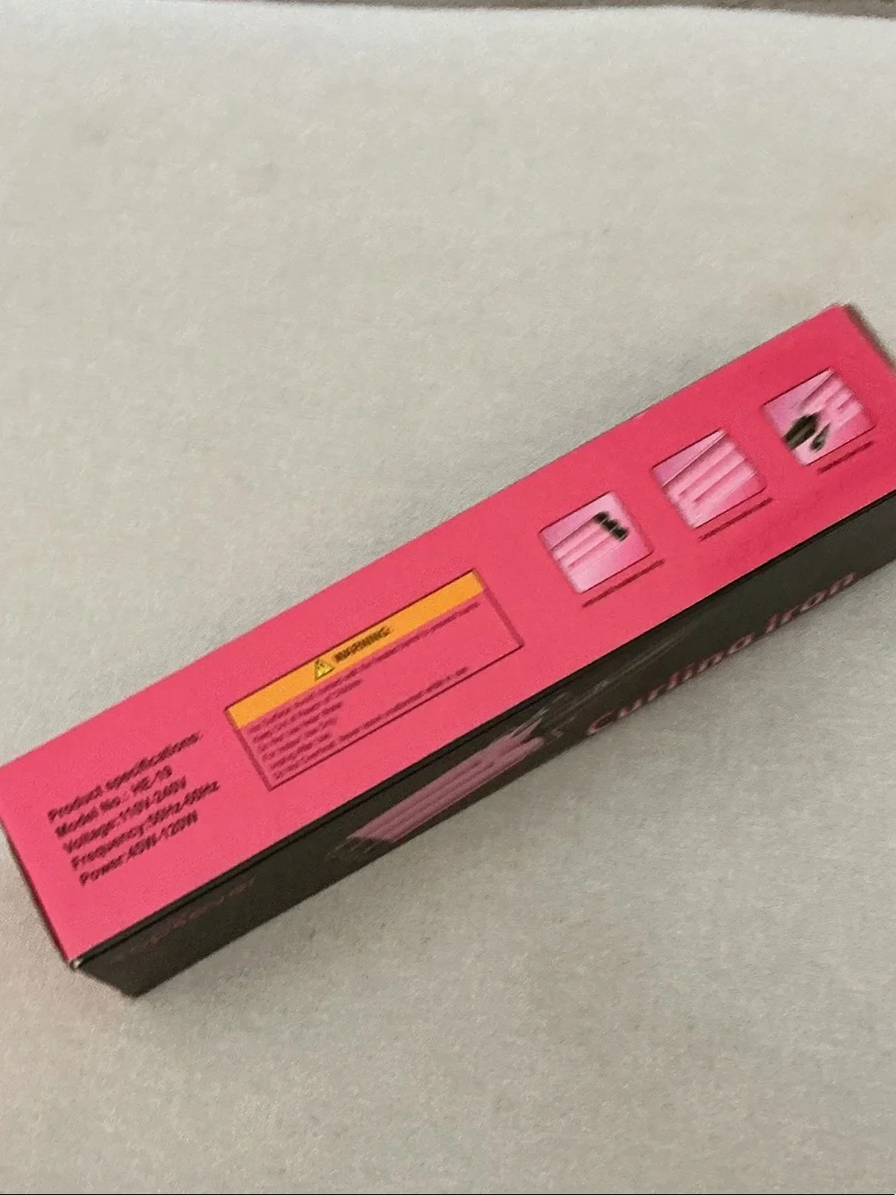 Pink 3-Barrel Curling Iron - Pink
